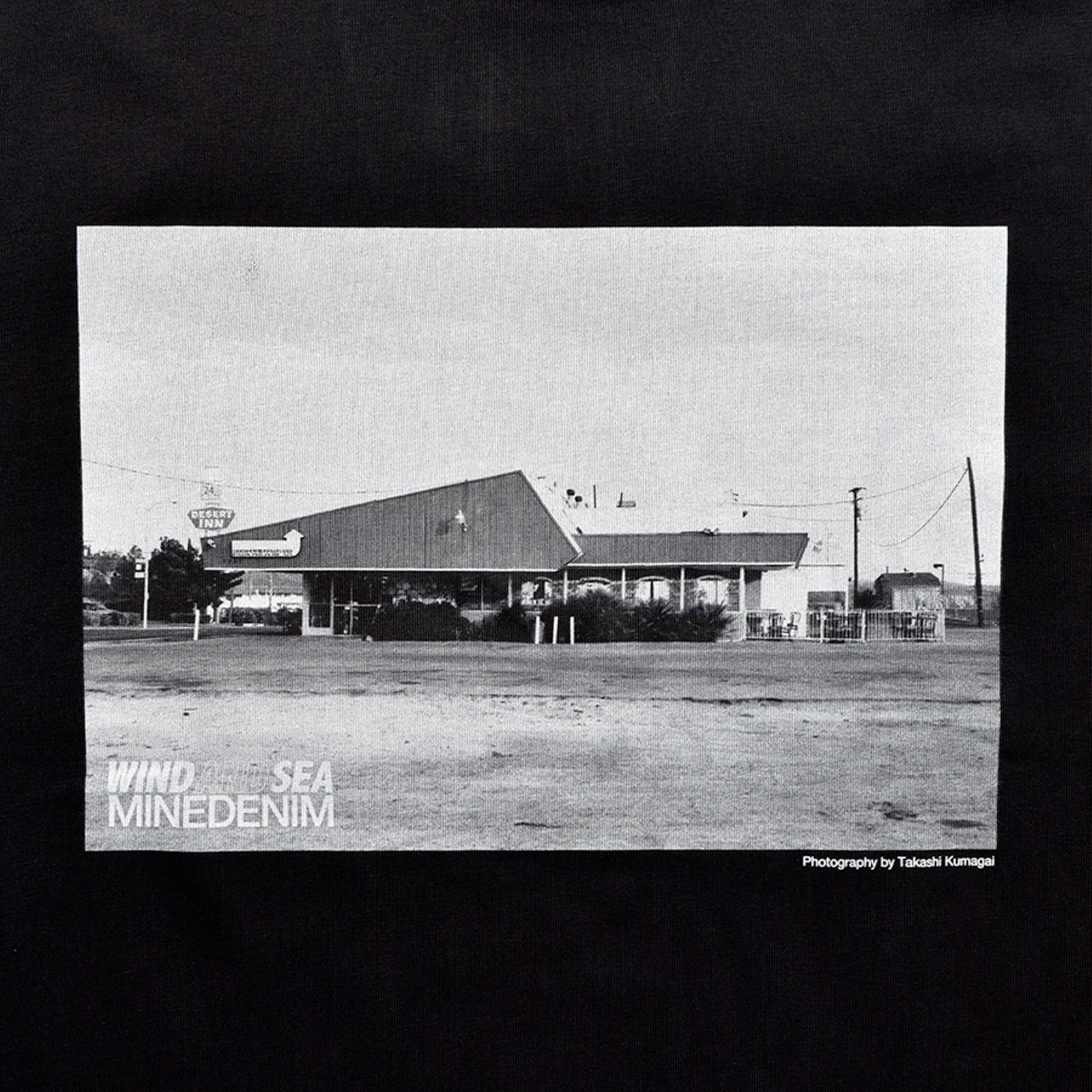 WIND AND SEA×MINEDENIM Photo S/S Tee （BLK / ブラック）