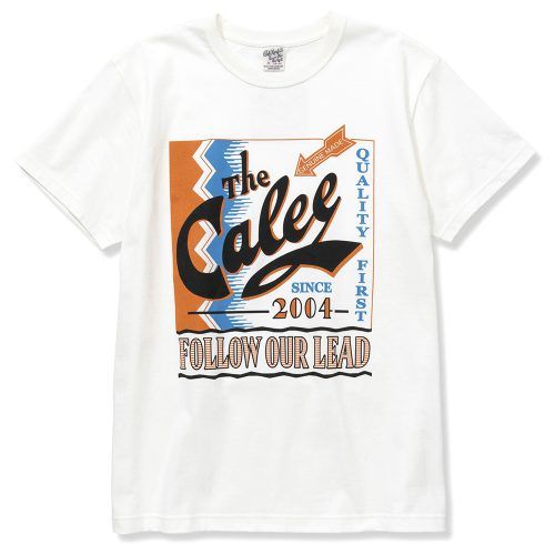 CALEE - CALEE SIGN BOARD T‐SHIRT ＜NATURALLY PAINT DESIGN