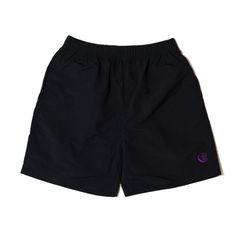 CR LOGO NYLON SHORTS (BLACK)｜ナイロン ショートパンツ・ショーツ｜CR-26SS015