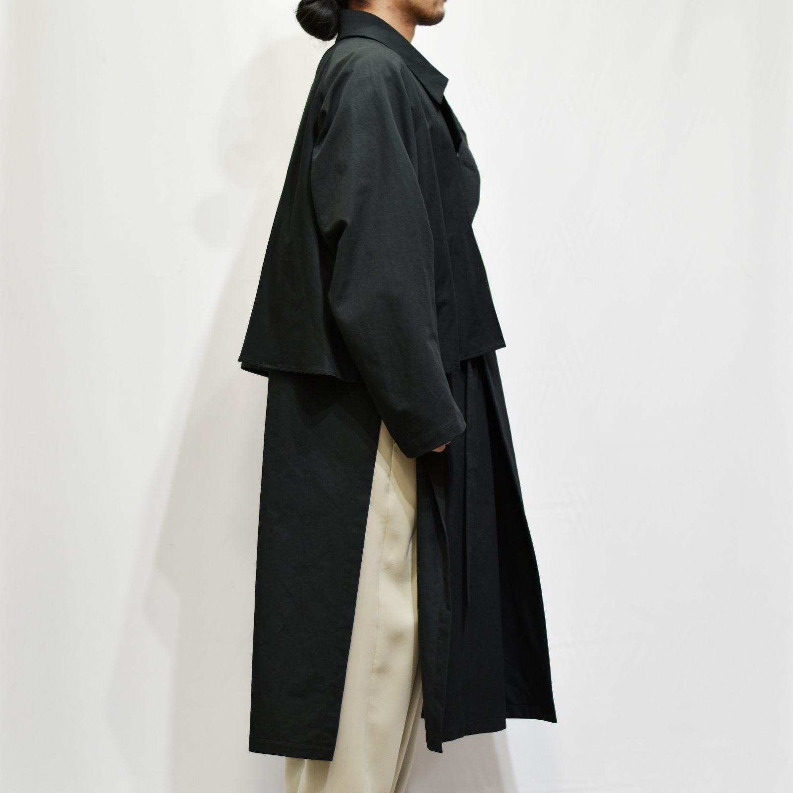 デタッチャブルトレンチコート / LB22SS-CO01-CL (BLACK)