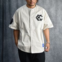 × KEBOZ BASEBALL SHIRT (IVORY) / × ケボズ ベースボール シャツ