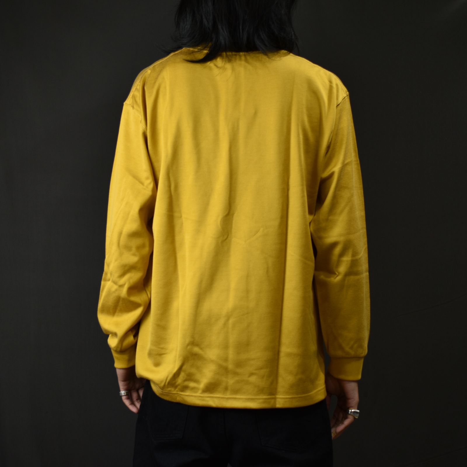 CALEE キャリー 長袖コットンシャツ Lサイズ 黄色　イエロー マスタード tQhz9Kvx5aNd.jpg?width=768