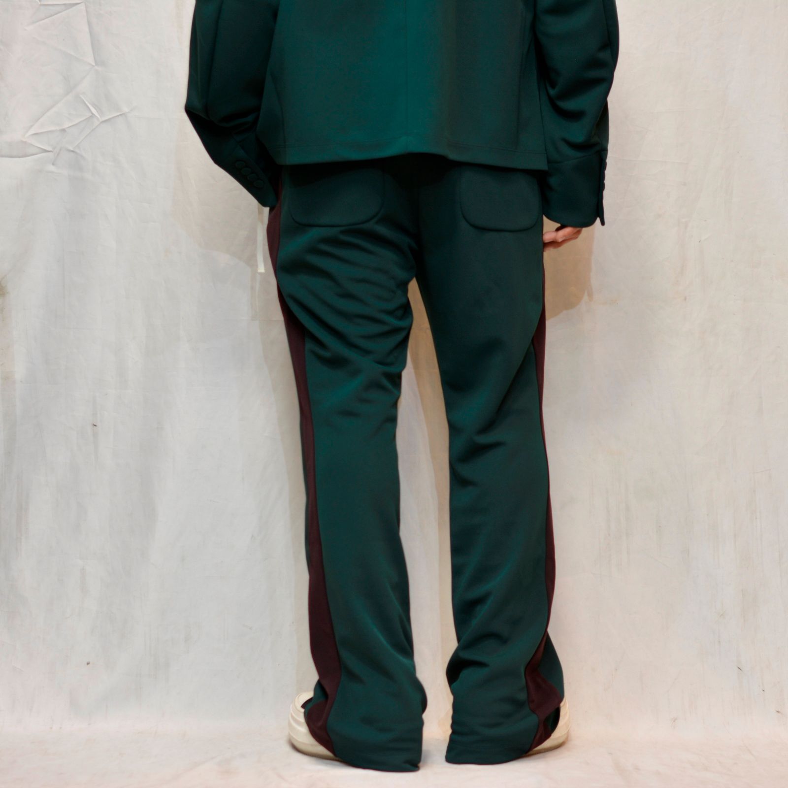 "FLARED JERSEY PANTS