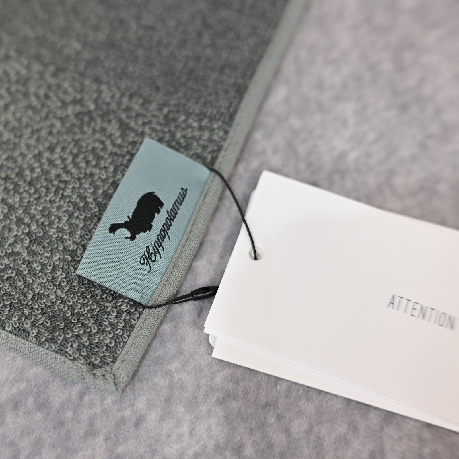 TEST PRODUCT EXCHANGE SERVISE × HIPPOPOTAMUS HAND TOWEL（KHAKI） / ハンドタオル (カーキ) TPES-AC05