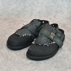 Punk Sandals (BLACK) | レザー 切り替え サンダル