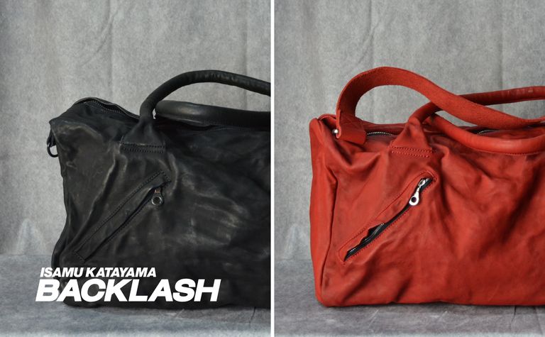 ISAMUKATAYAMA BACKLASH 手持ち・ショルダーの2WAYで使えるビッグサイズの［ボストンバッグ］