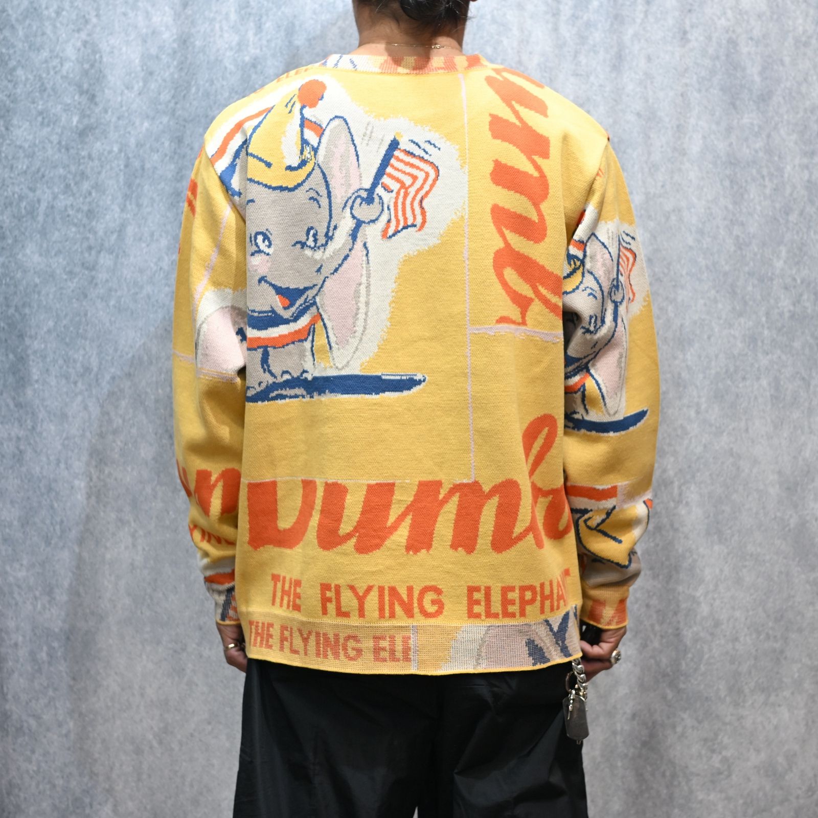 DISNEY VP / PC KNIT COLLECTION CREWNECK  (DUMB/YELLOW)｜ディズニー ニット （ダンボ/イエロー） DP-030-3672-71