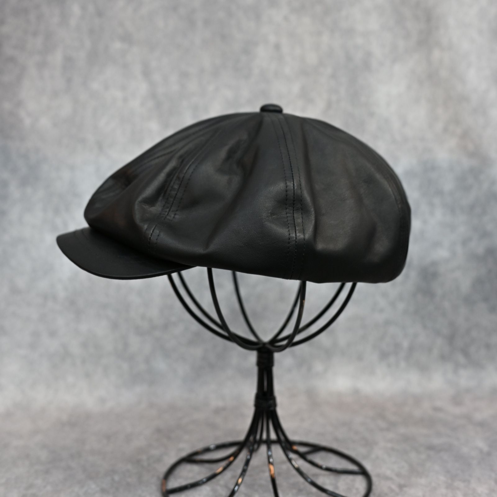 Furniture Leather キャスケット （BLACK / ブラック） 858-01