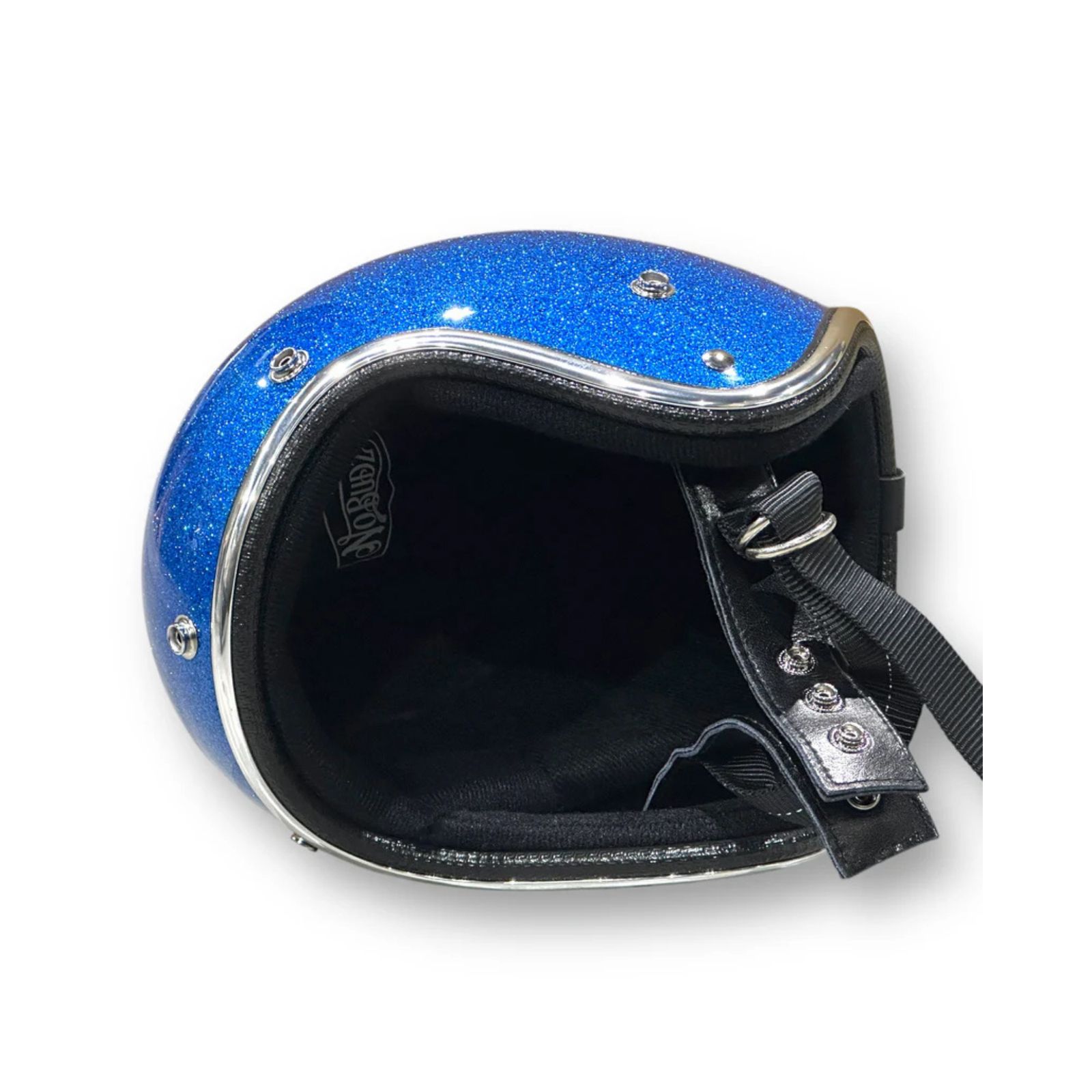 【Sサイズ｜即日発送】 | GLITTER 3/4 HELMET (BLUE) | グリッターヘルメット