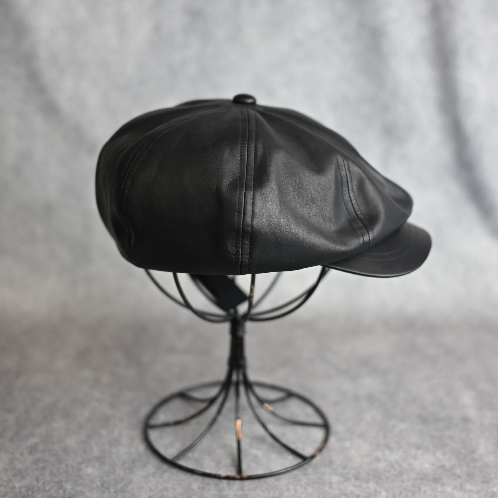 Furniture Leather キャスケット （BLACK / ブラック） 858-01