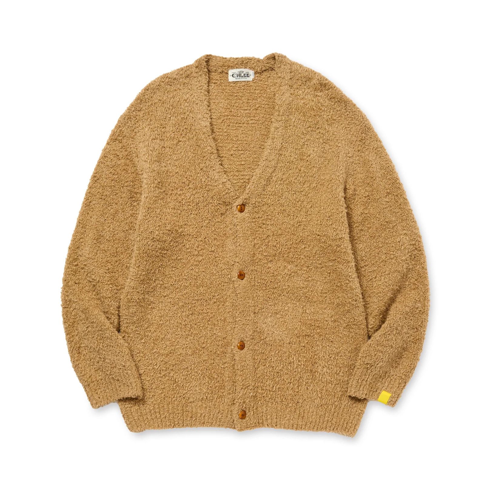 × EYYA KNIT C/F CARDIGAN (CAMEL)|× エイヤ コットンフリース カーディガン|CL-25AW001EYYA