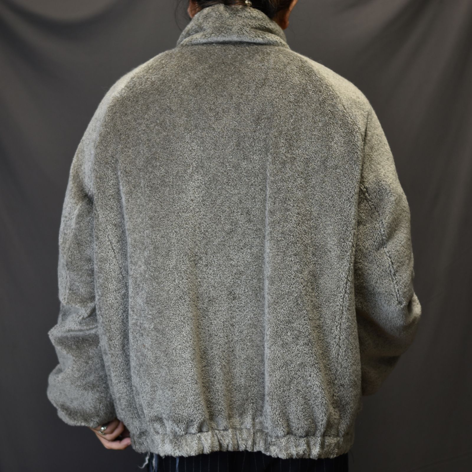 リバーシブルハイネックブルゾン / LB23AW-BL03-PSK (WOOD)