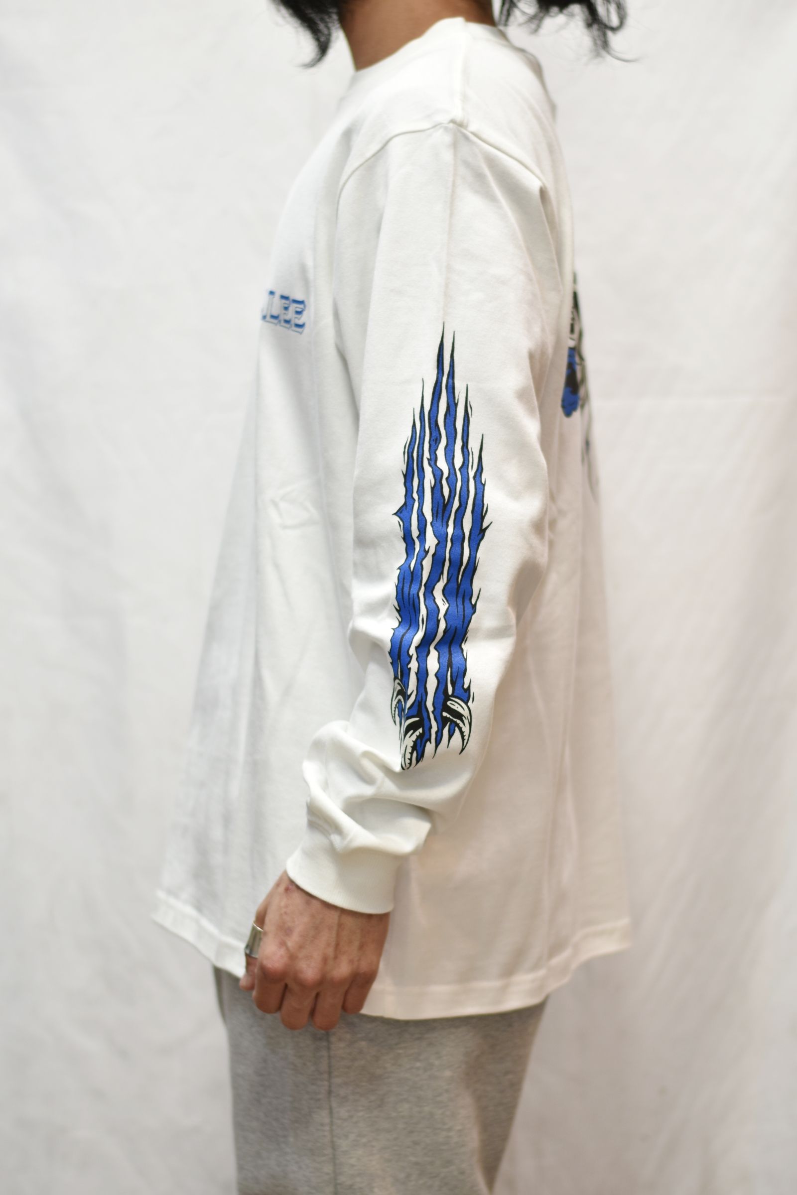 MULTI PRINT L/S TEE (WHITE)