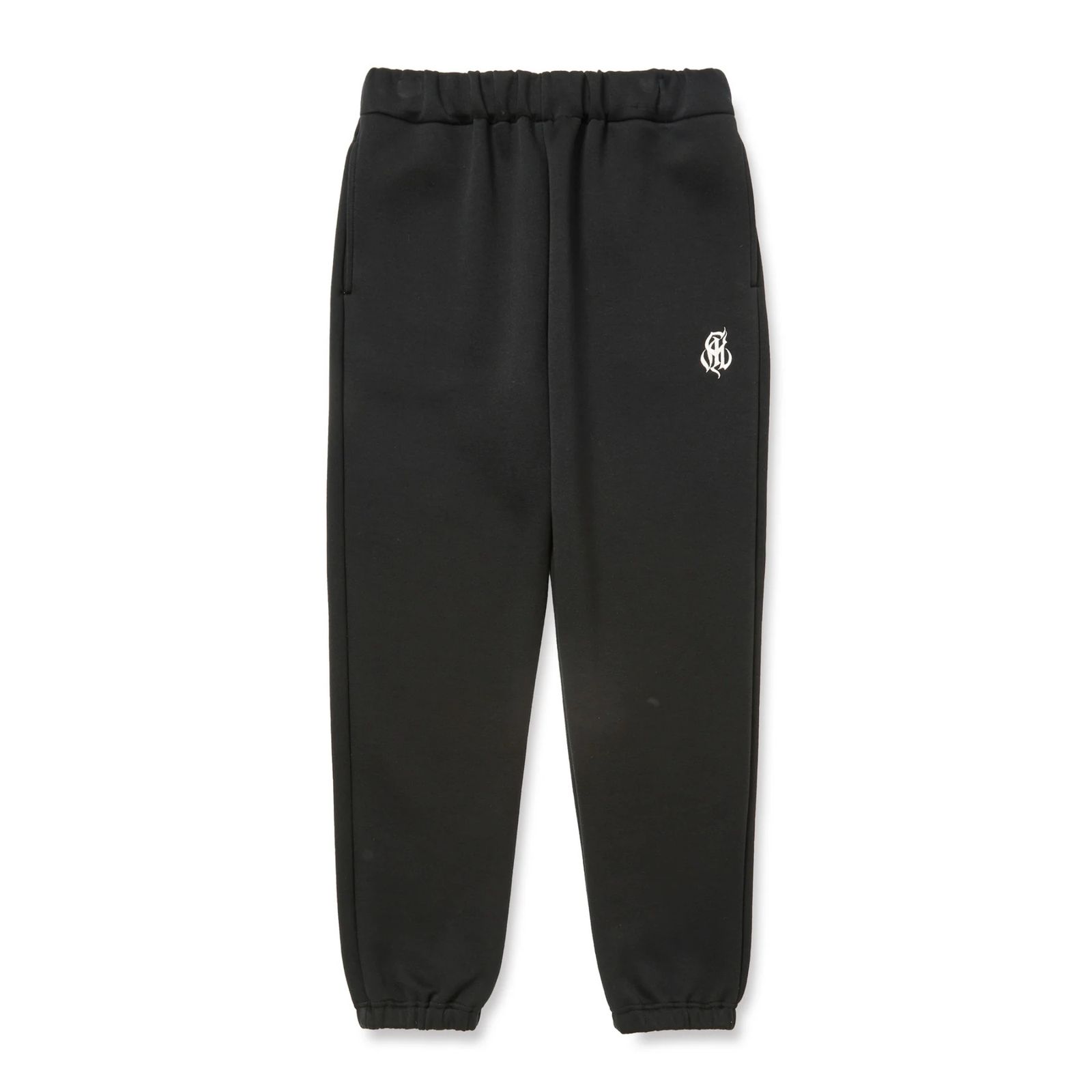HIGH GAUGE DOUBLE KNIT SWEAT RELAX PANTS (BLACK)｜ダンボールニットスウェットパンツ｜CL-25AW020