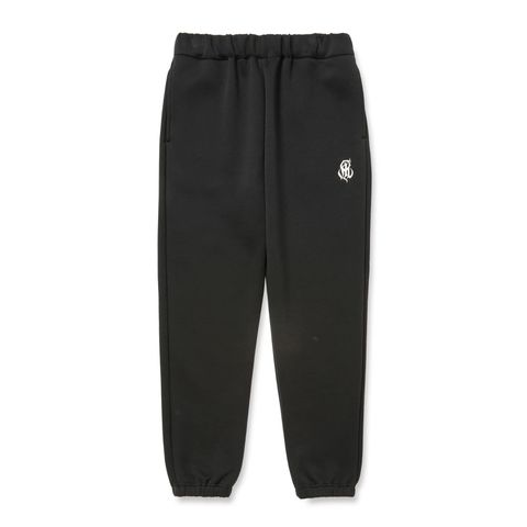 HIGH GAUGE DOUBLE KNIT SWEAT RELAX PANTS (BLACK)｜ダンボールニットスウェットパンツ｜CL-25AW020