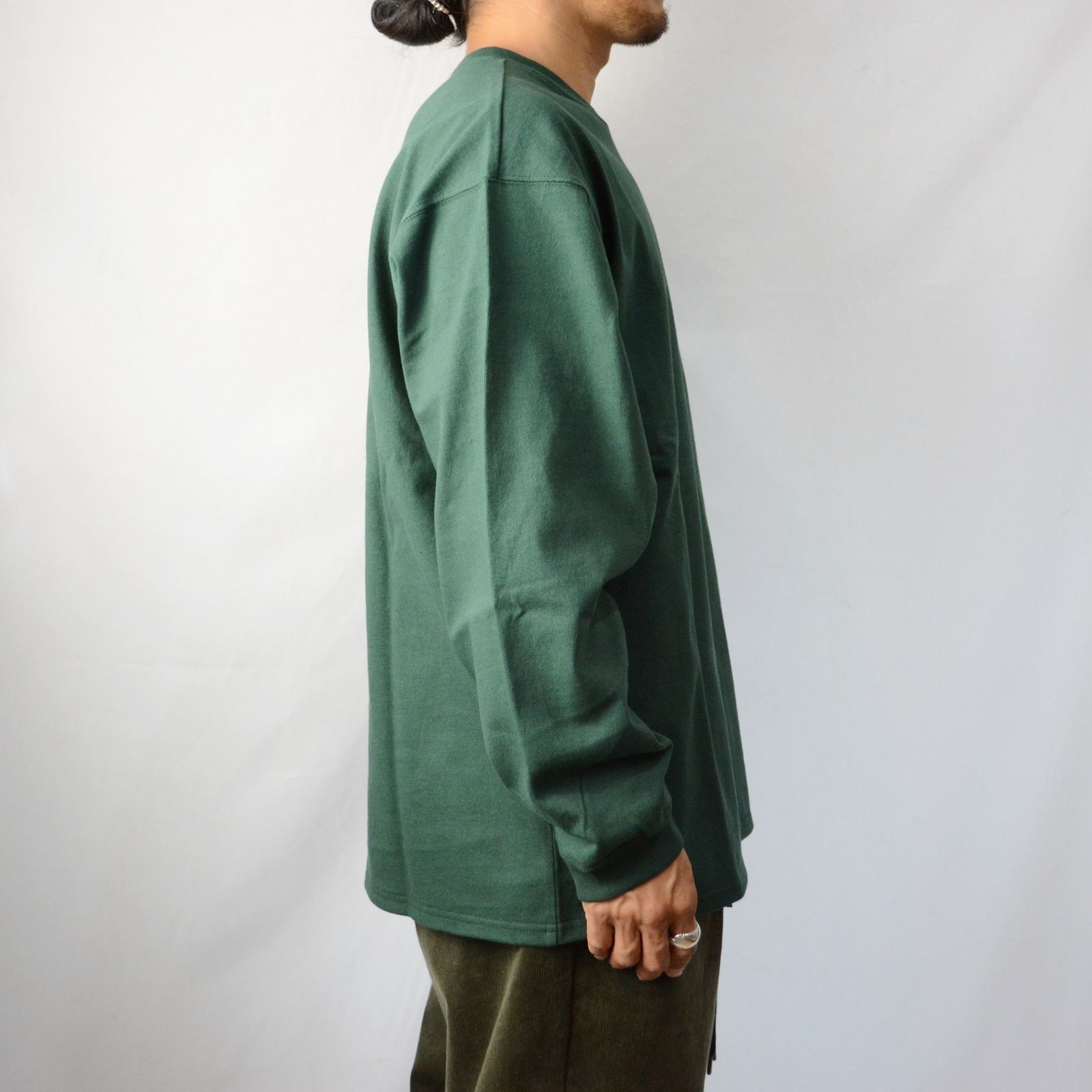ロングスリーブ カットソー （GREEN）