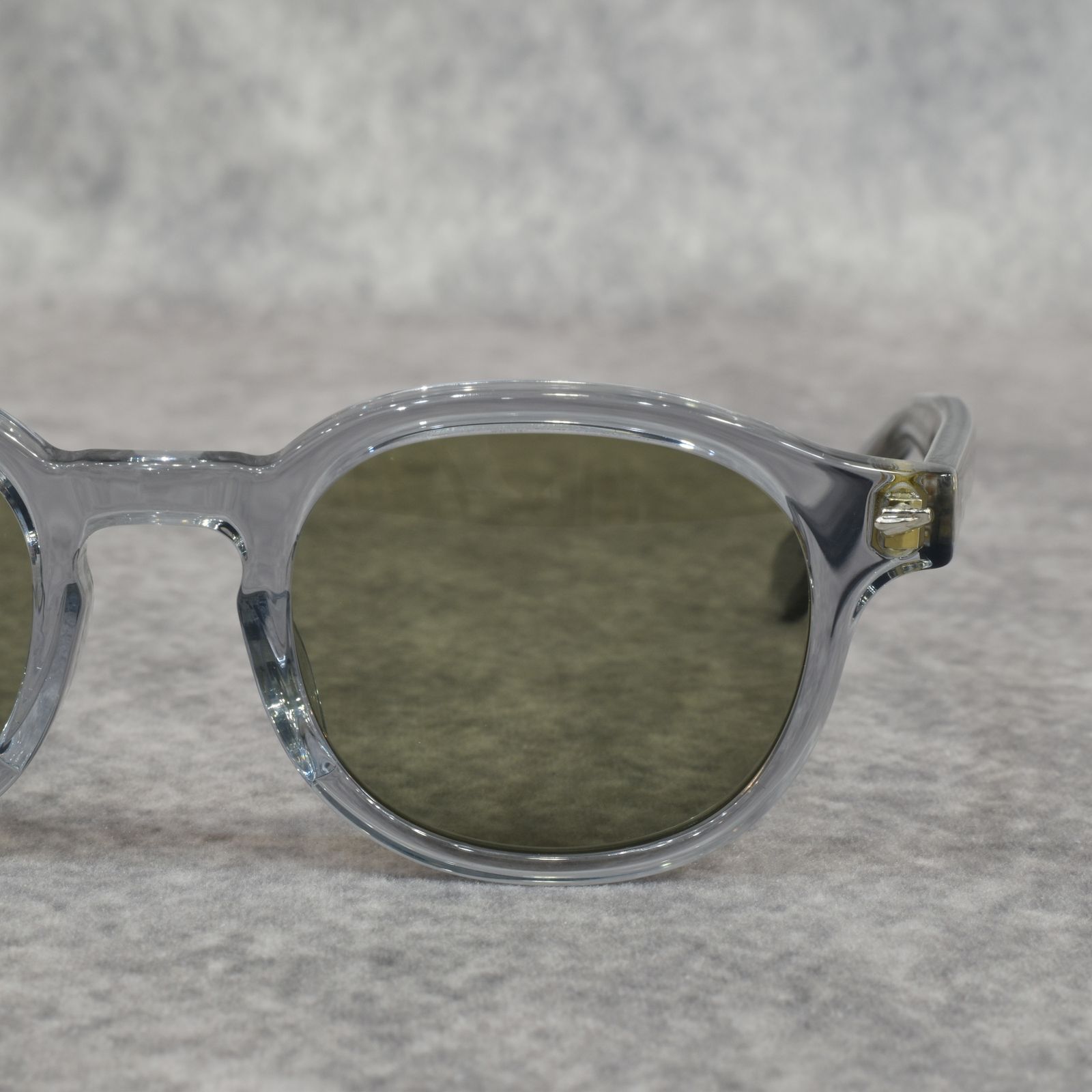 B/W TYPE GLASSES (CLEAR / GREEN)｜ボストン/ウェリントン サングラス｜CL-25AW002G