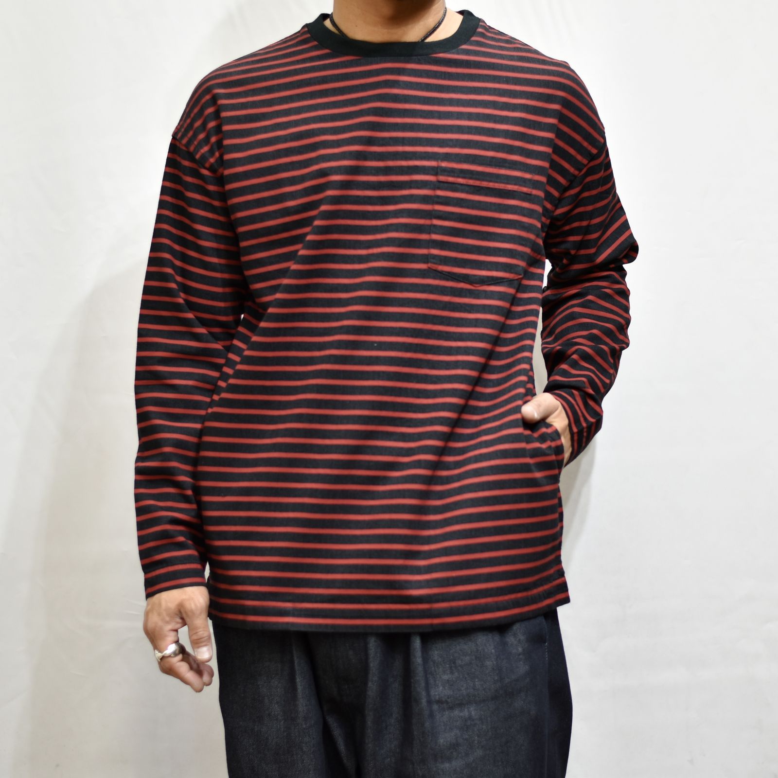 MINEDENIM - Border L/S Denim T-SH | chord online store