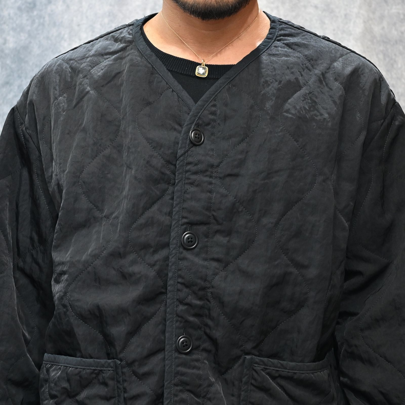 SUPER NYLON MILITARY LINER (BLACK)|スーパーナイロン ミリタリー ライナー ジャケット (ブラック) PC-015-2014-10