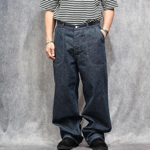 USN DENIM TROUSERS （ONE-WASHED） / USネイビー デニムトラウザー （インディゴ） 2026SS-PT4-YT
