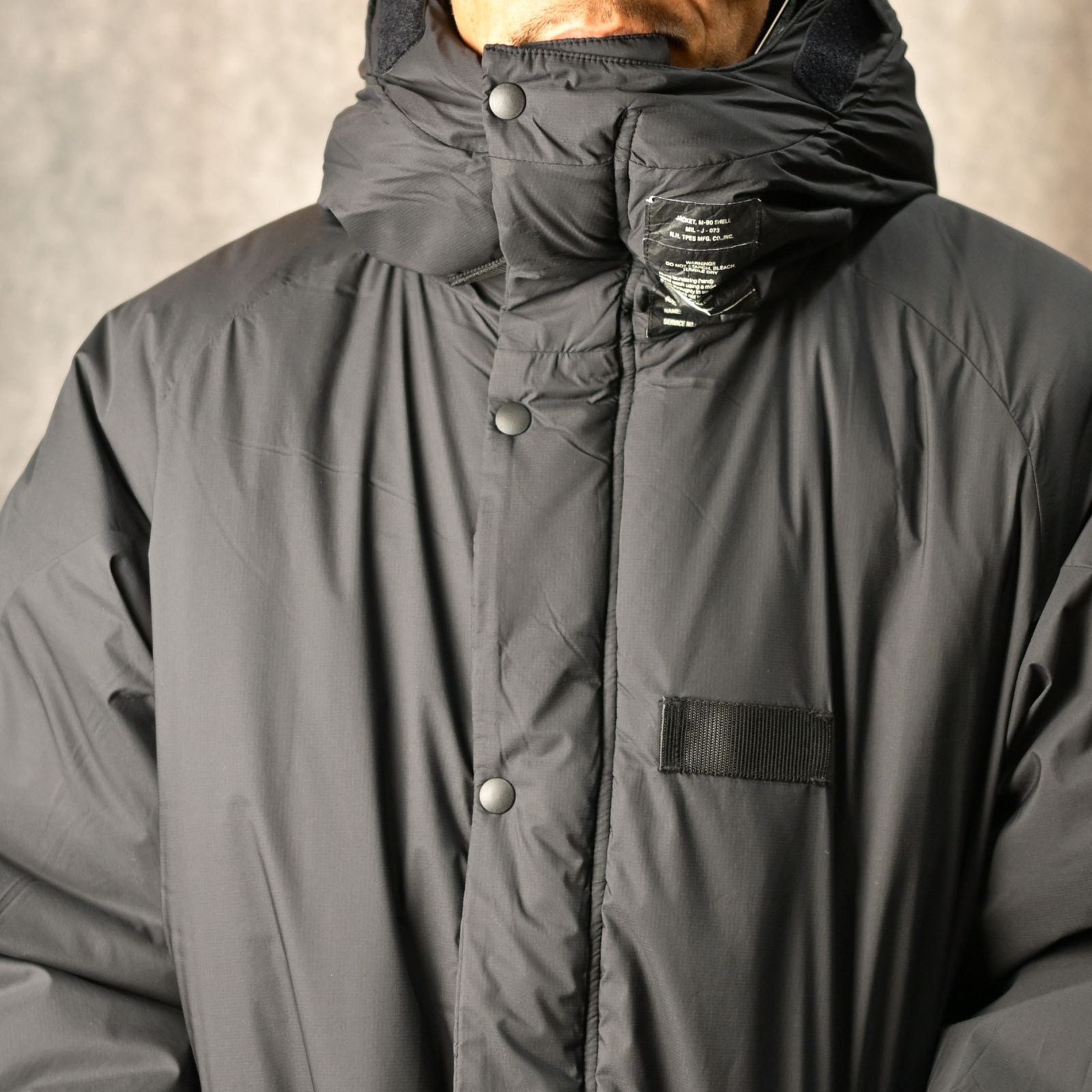 HOODIE COAT (BLACK) -  フーディー コート （ブラック） 9242-CO01-001