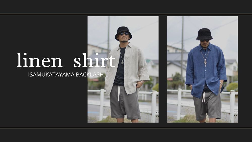 肌馴染みの良い【LINEN SHIRT】