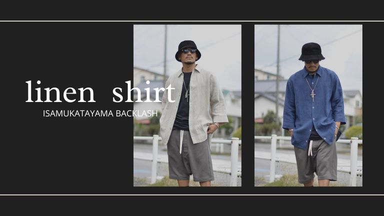 肌馴染みの良い【LINEN SHIRT】