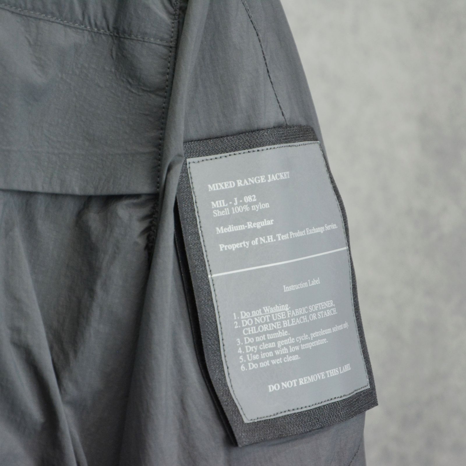 STAND COLLAR BLOUSON （CHARCOAL） / スタンドカラー ブルゾン （チャコール） / 9251-BL04-003