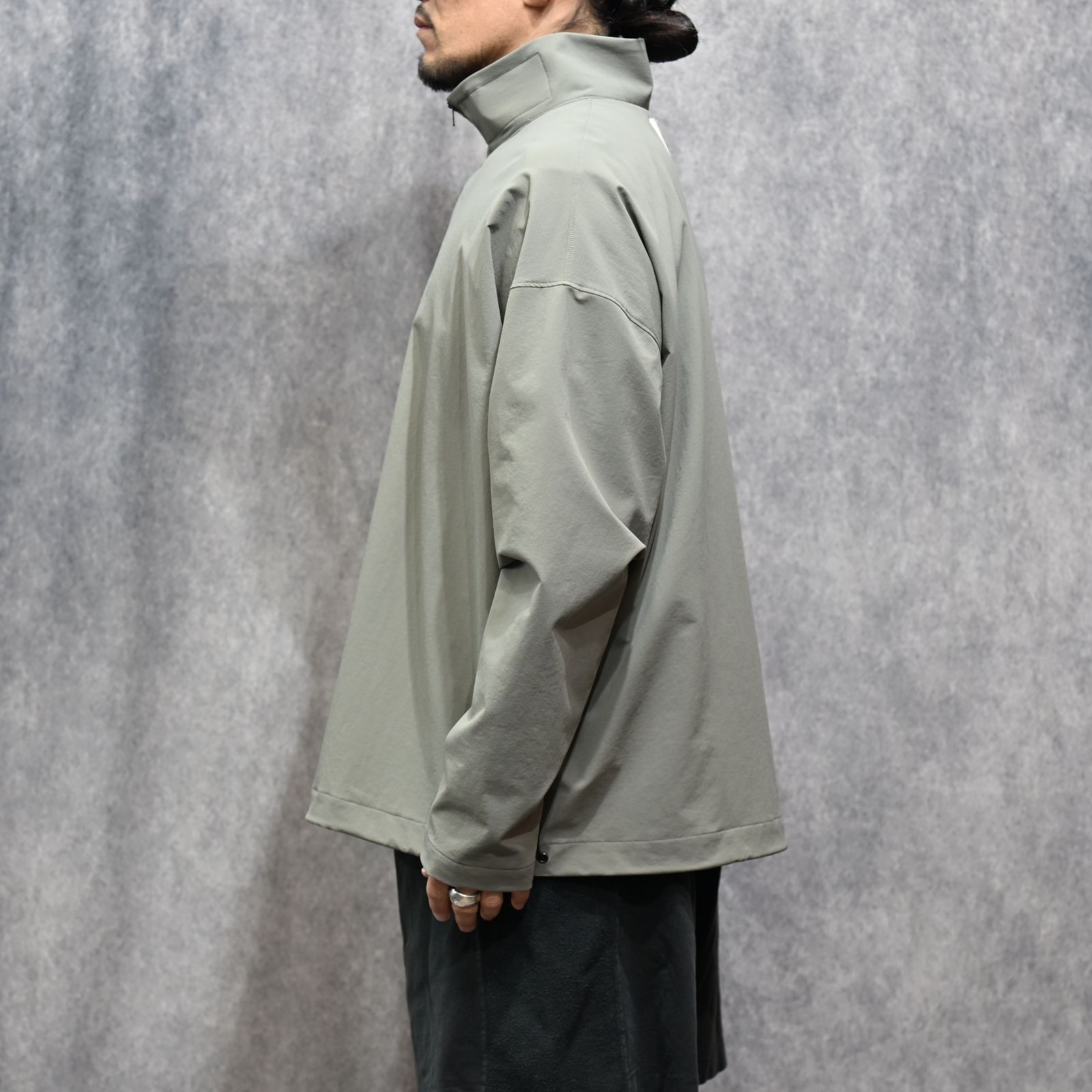 HALF ZIP PULLOVER （GRAY / グレー）｜ハーフジップ プルオーバー｜9261-CS06-004
