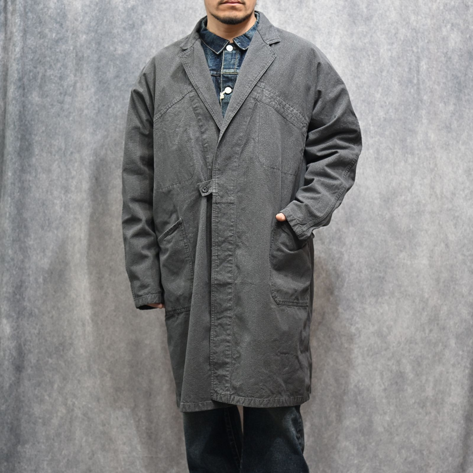 WORK COAT （BLACK） / アトリエコート （ブラック） 2026SS-JK3-YW