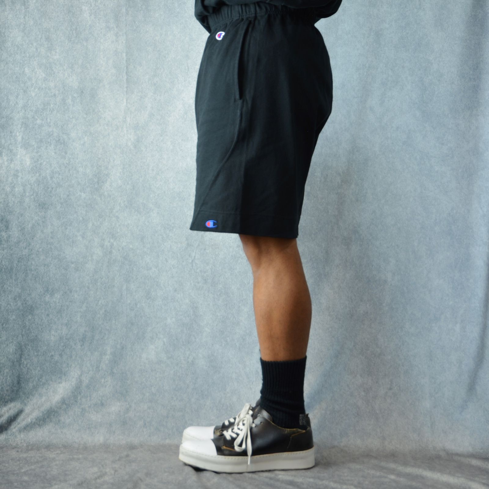 × champion  half pants （BLACK） /  ハーフパンツ （ブラック）