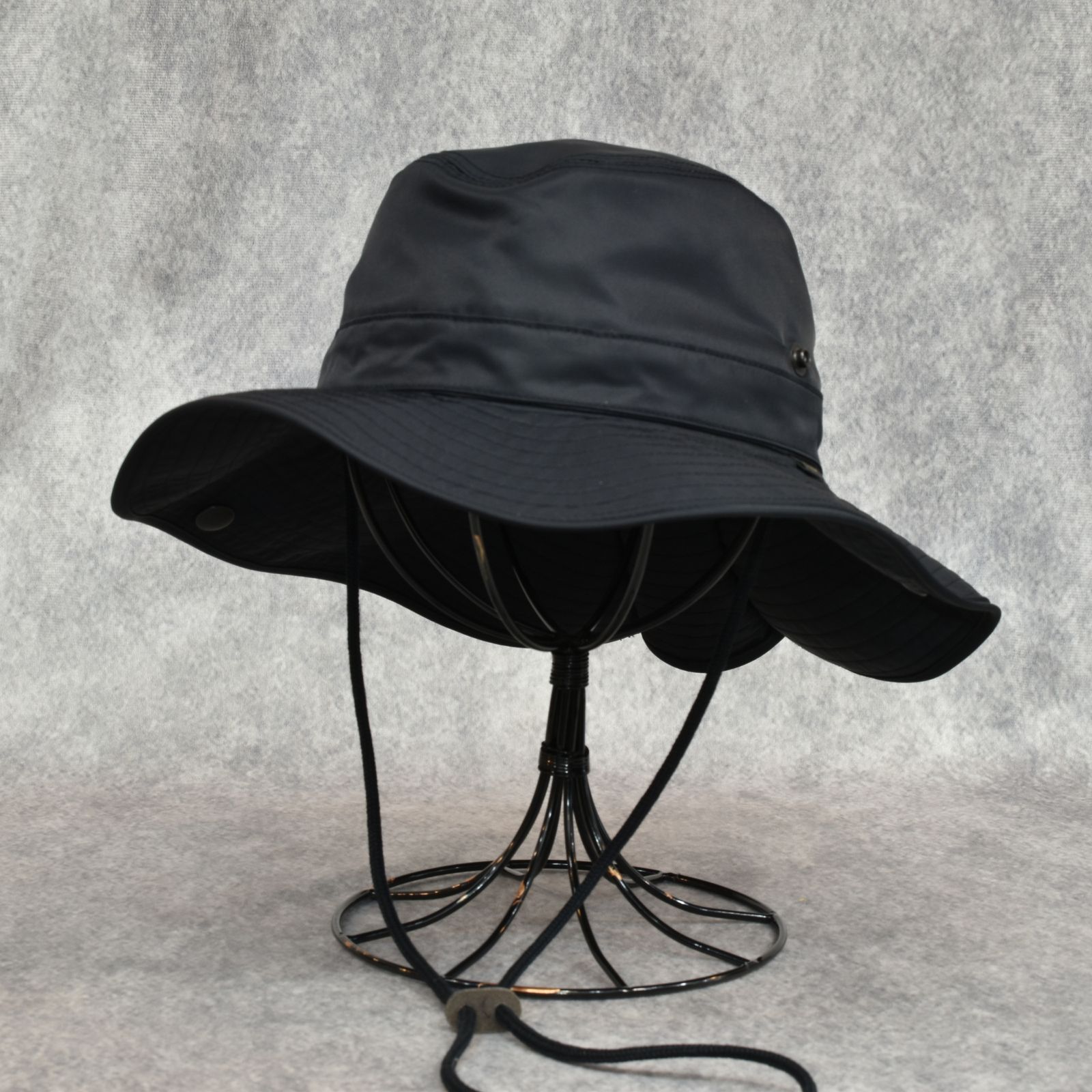 French Boonie Hat "FROGMAN" (BLACK)｜ブーニーハット｜Y01017