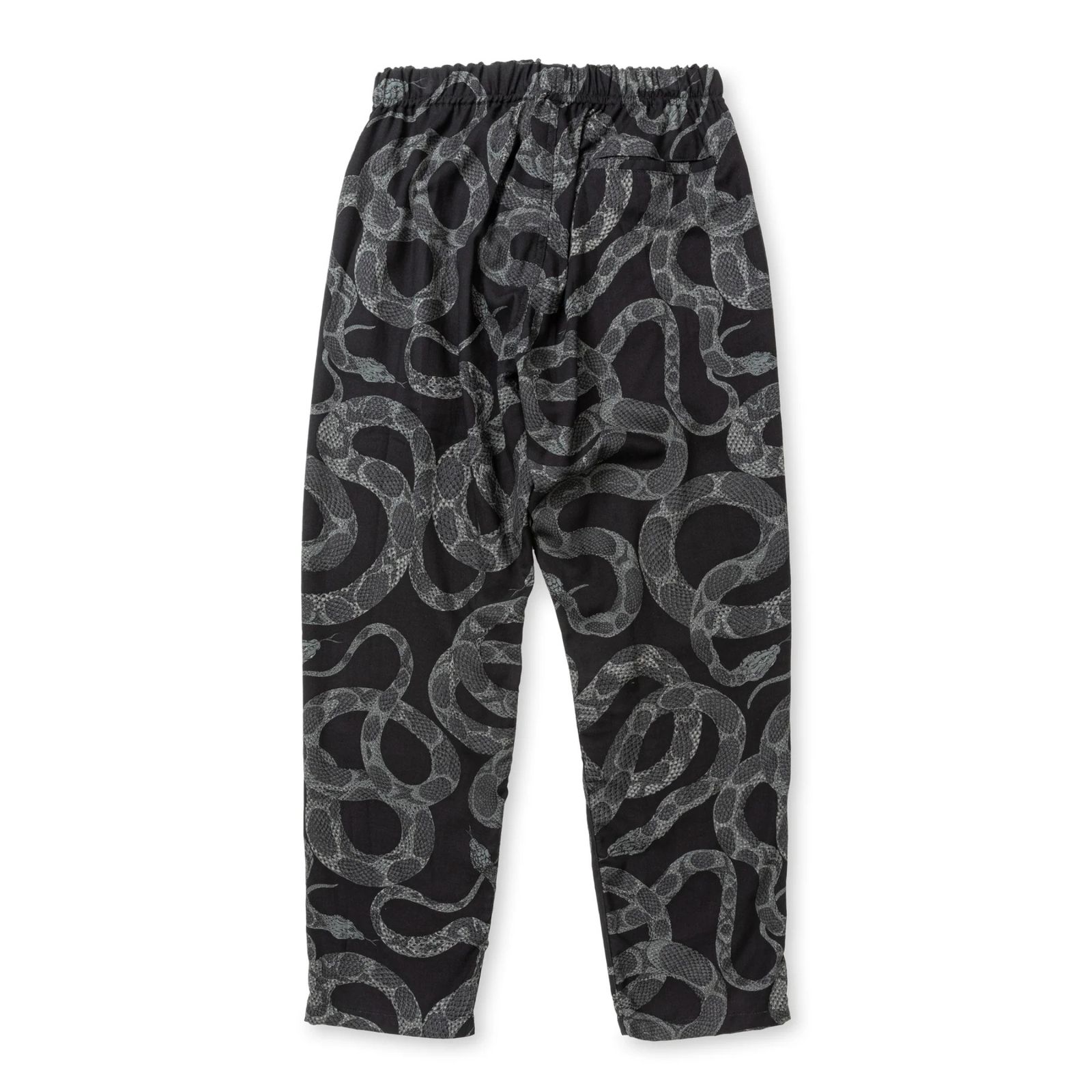 ALLOVER SNAKE PATTERN EASY TROUSERS ＜EXCLUSIVE＞ (BLACK) / スネーク柄 イージーパンツ