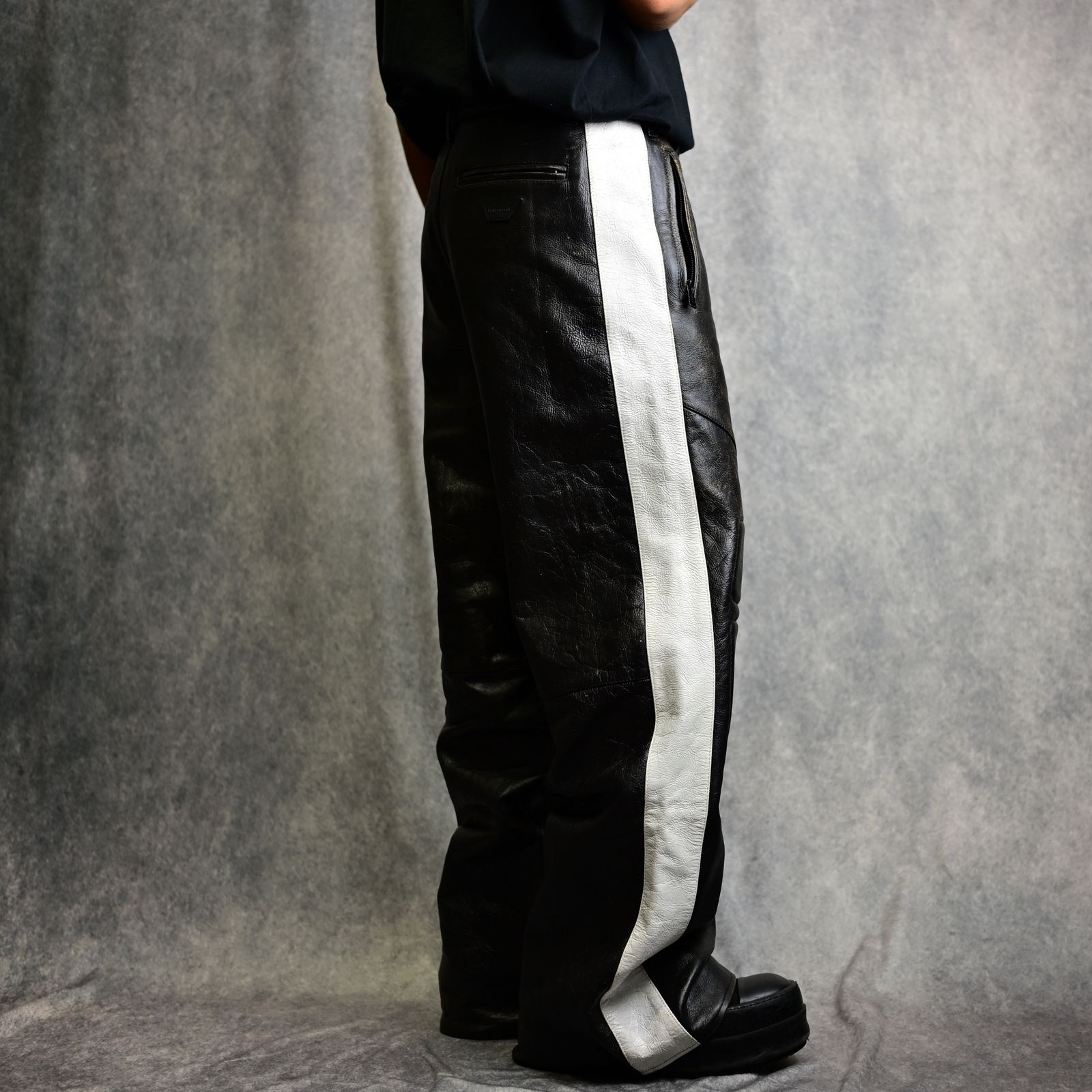 RACING PANTS LEATHER (BLACK) / レーシング レザーパンツ （ブラック）