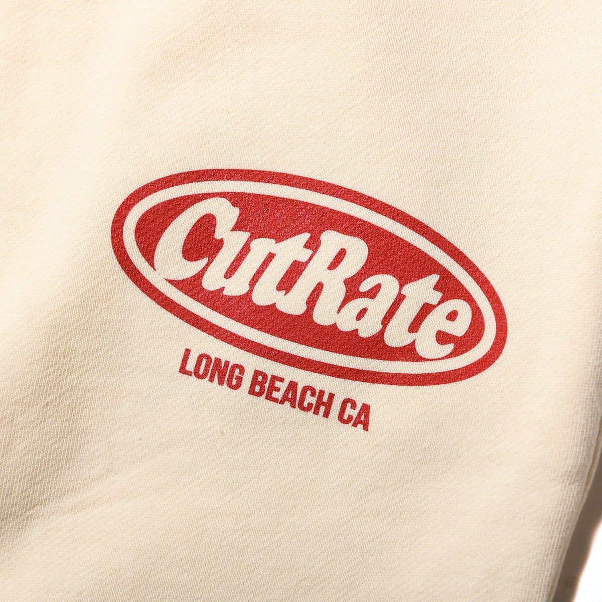 CUTRATE LOGO OMW SWEAT PANTS (IVORY)