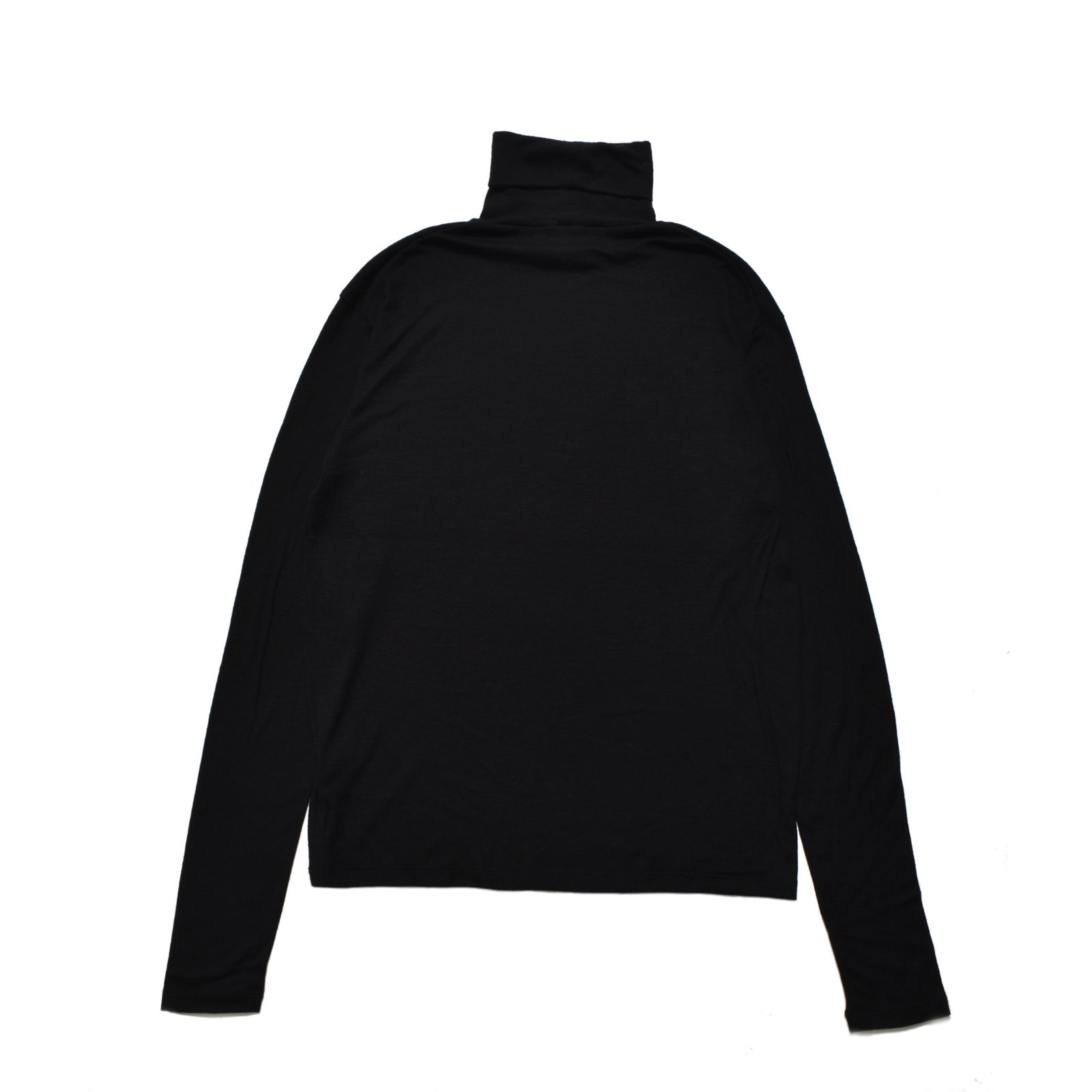 Wool Turtleneck L/S Pullover （BLK）｜ウール タートルネック｜2510-4001