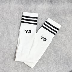 Y-3 STRIPES HIGH SOCKS （WHITE） / ロングソックス （ホワイト） KS1458