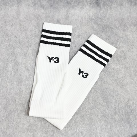 Y-3 STRIPES HIGH SOCKS （WHITE） / ロングソックス （ホワイト） KS1458