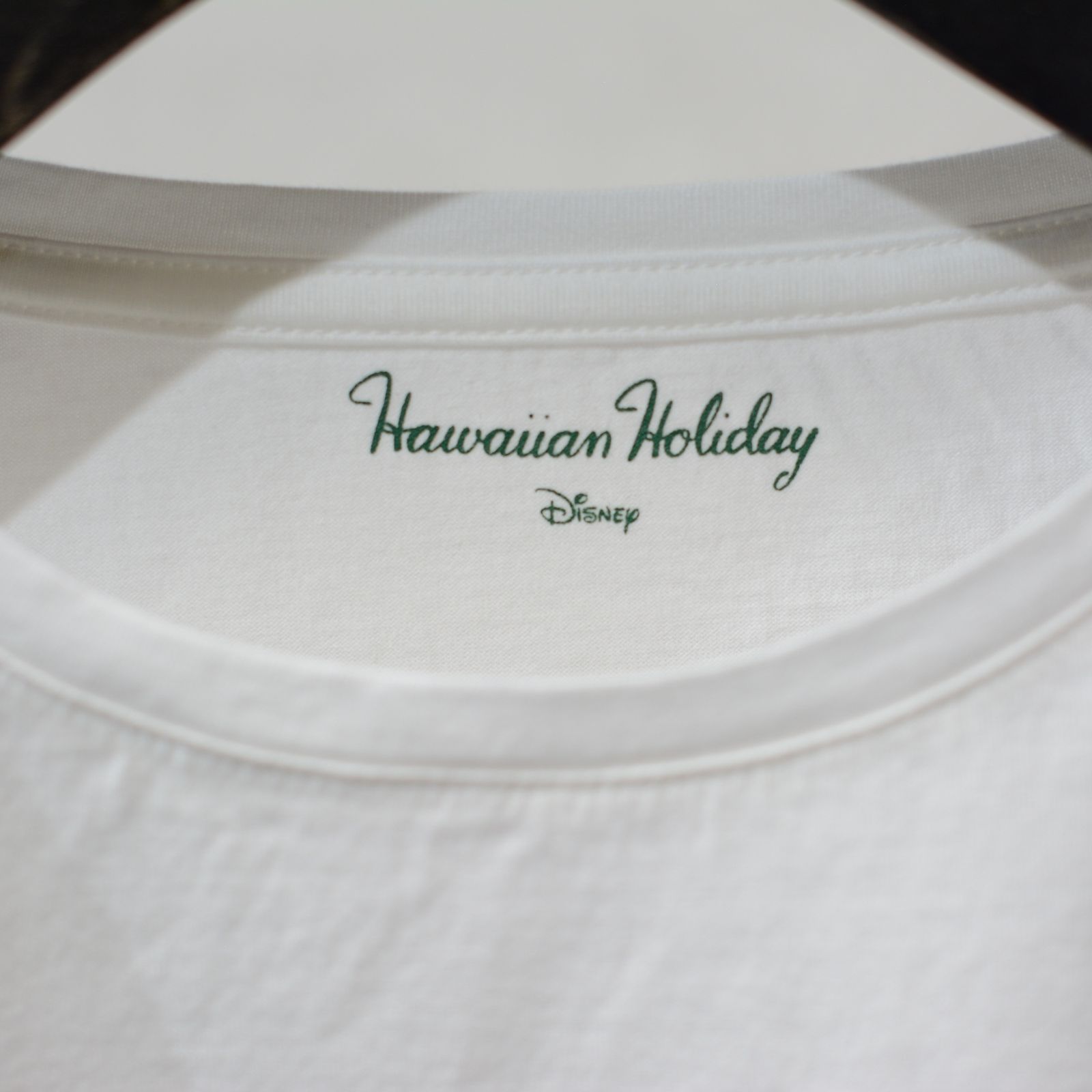 DISNEY HAWAIIAN HOLIDAY / PORTER CLASSIC HAWAI'I ALOHA COLLECTION / T-SHIRT BAMBOO (WHITE) - Tシャツ