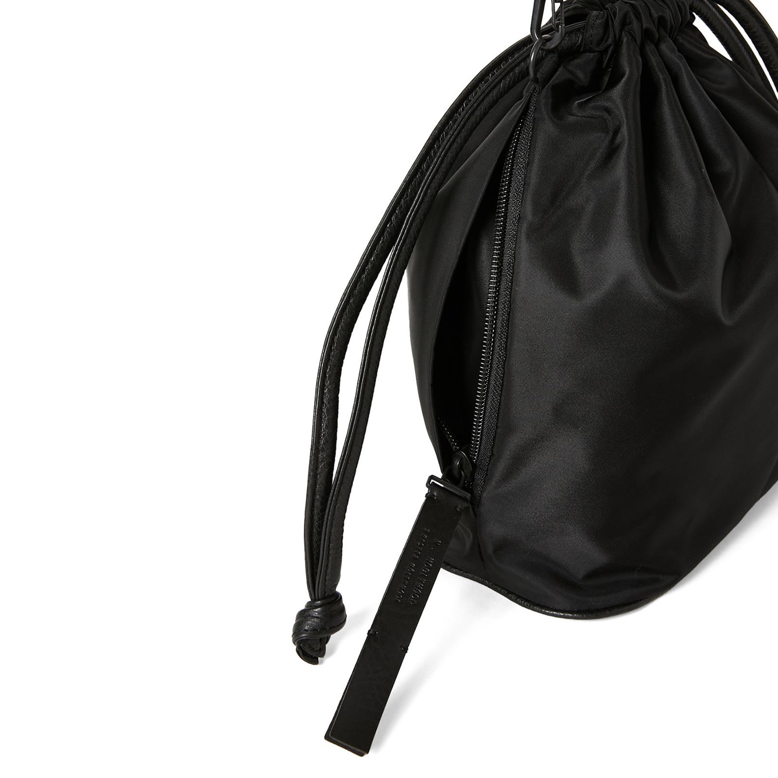DRAWSTRING BAG （BLACK / ブラック）｜巾着バッグ｜2261-AC08