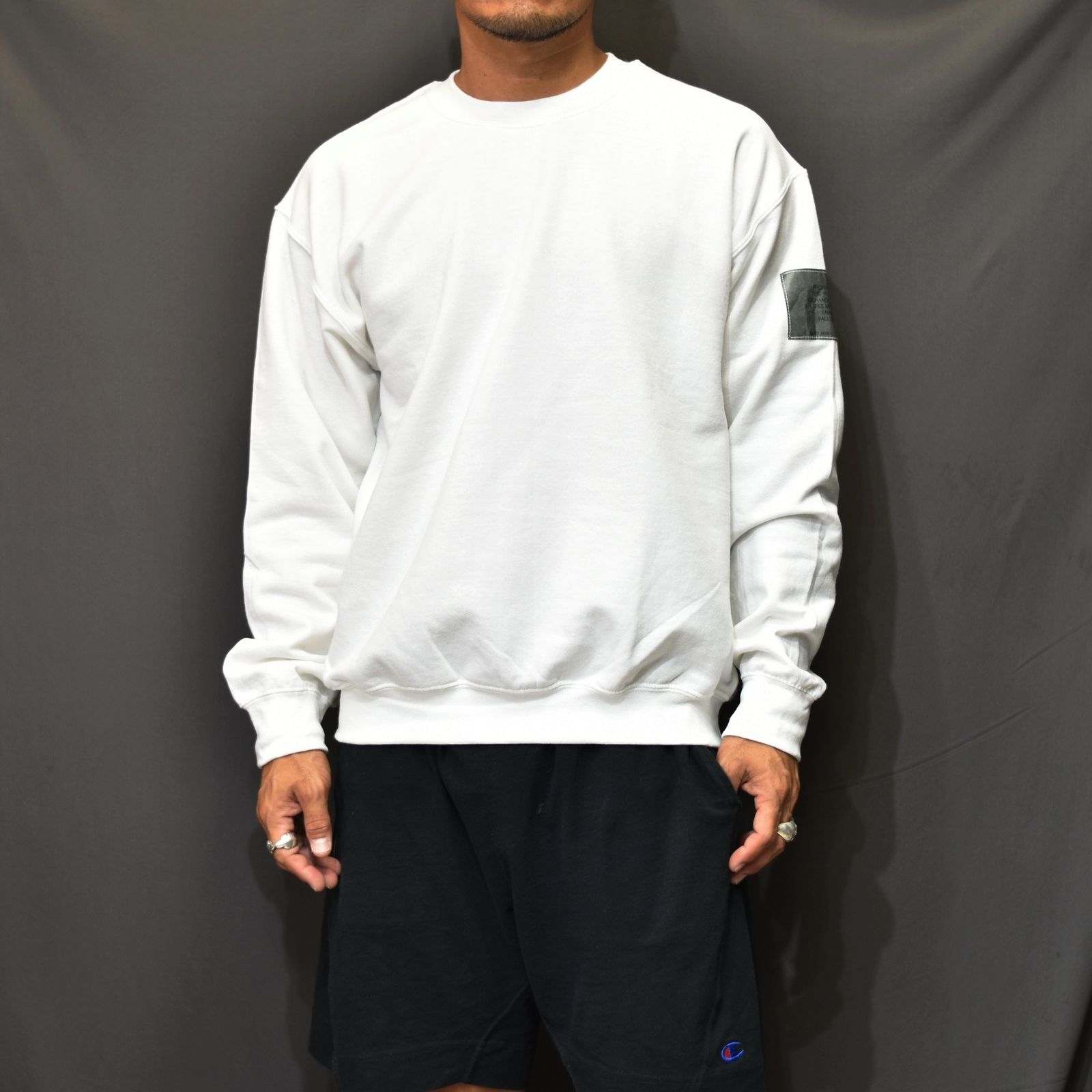 エヌハリウッド スウェット24SS CREW NECK Beige 38 N.HOOLYWOOD - CREWNECK SWEARTSHIRT (BEIGE)裏毛トレーナー