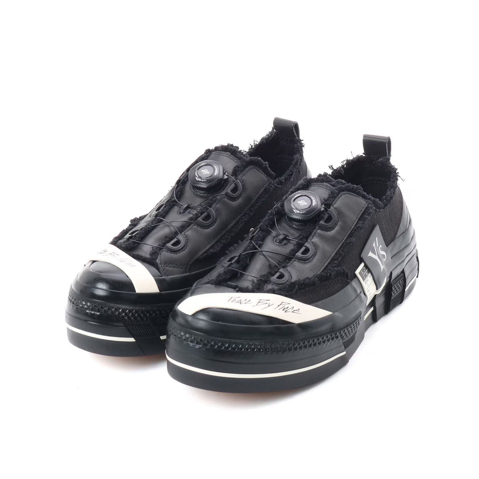 Y’s × xVESSEL PLATFORMM SNEAKER （BLACK） /  スニーカー （ブラック） / YK-E07-885-1-01