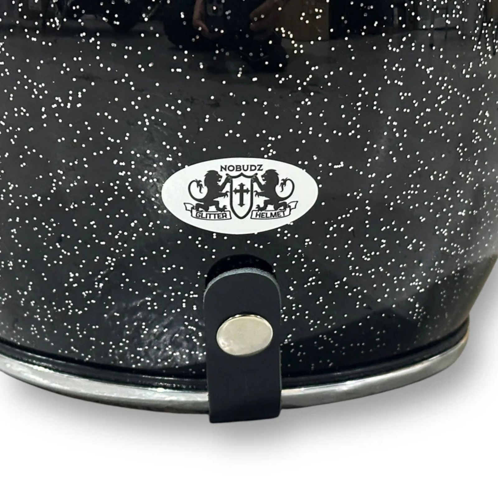 【Mサイズ｜即日発送】 | GLITTER 3/4 HELMET (BLACK) | グリッターヘルメット
