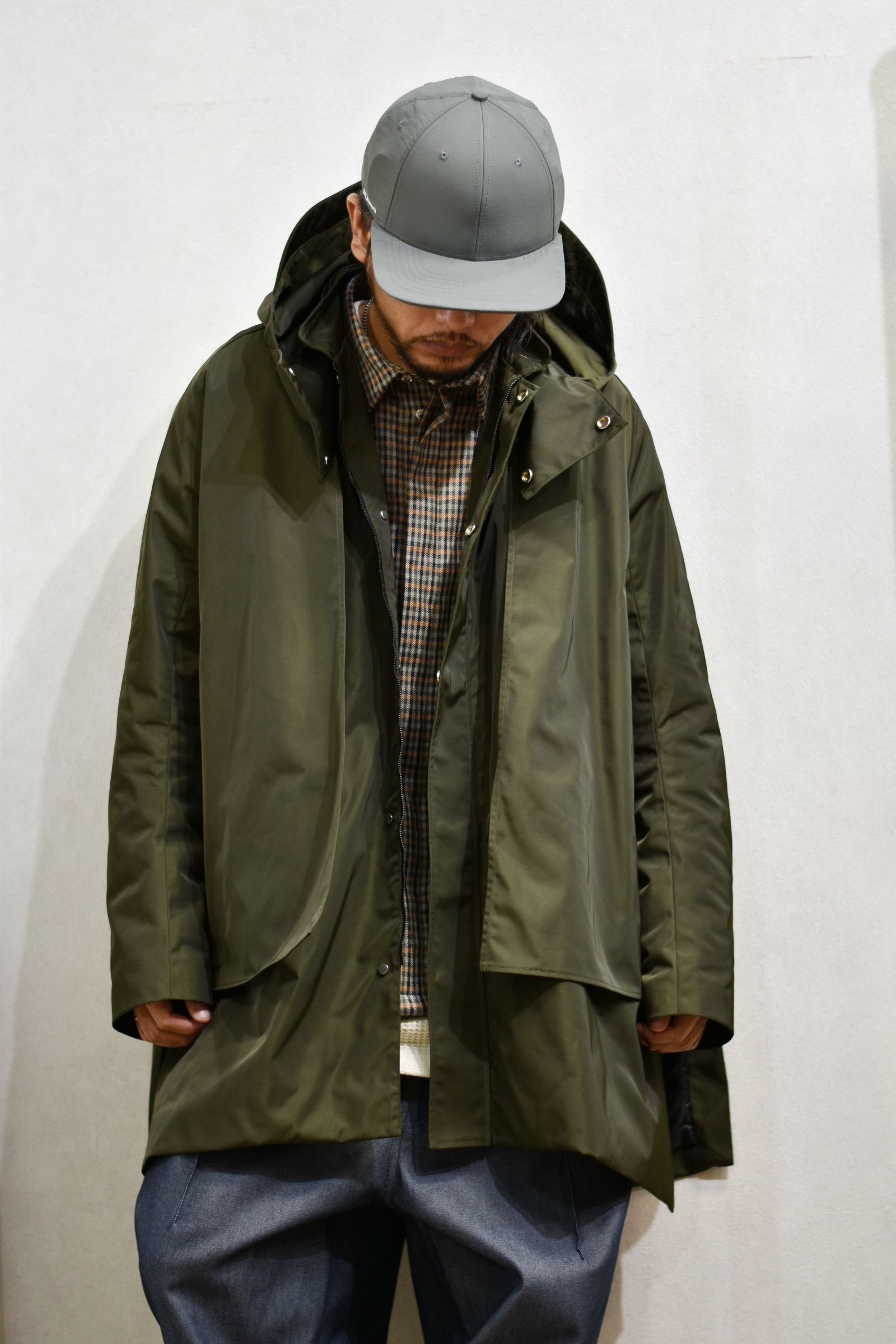 デタッチャブルフードコート / LB21FW-CO02-SL (SAGE)