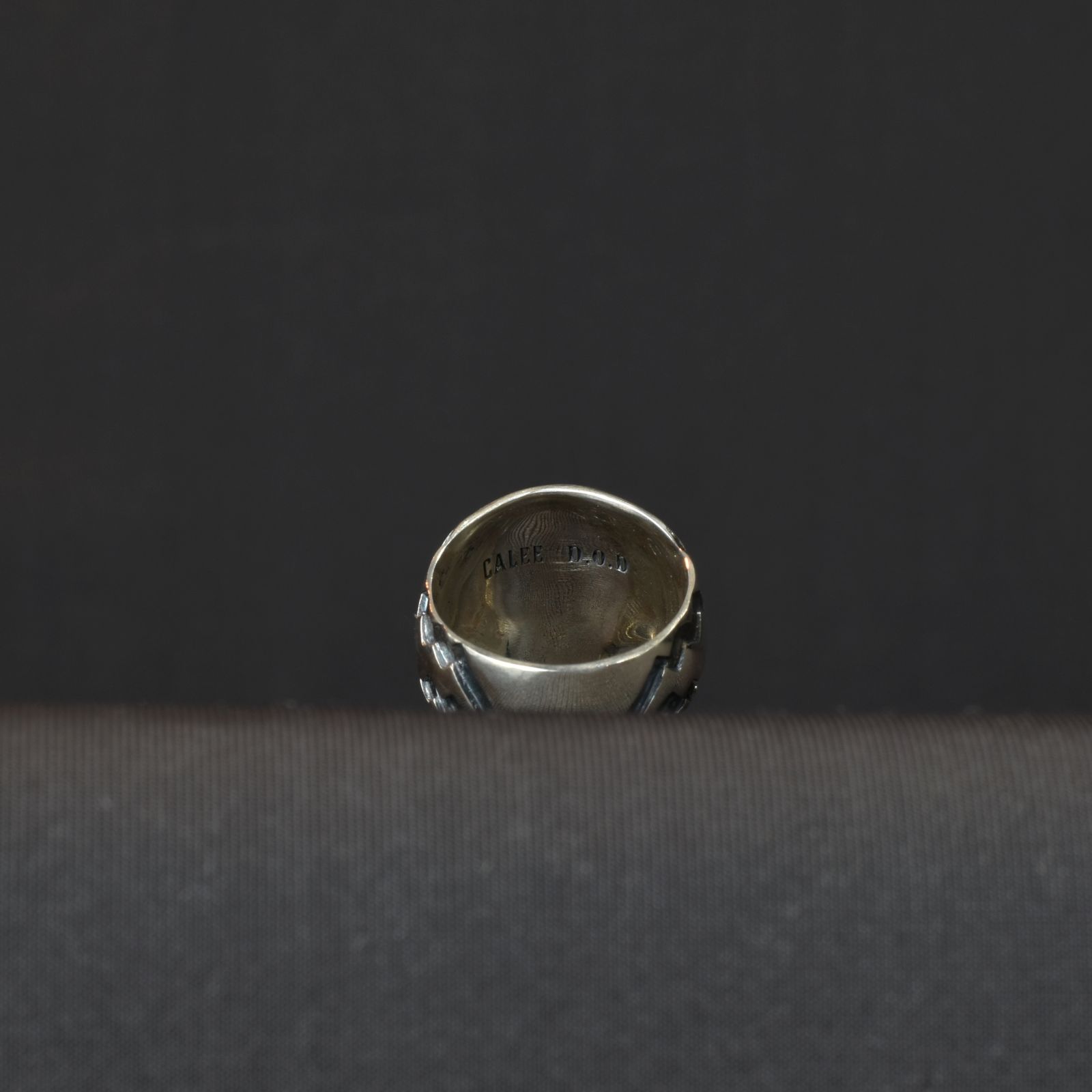 CALEE - × D.O.D LUCKY SKULL RING ＜AMETHYST＞ (SILVER