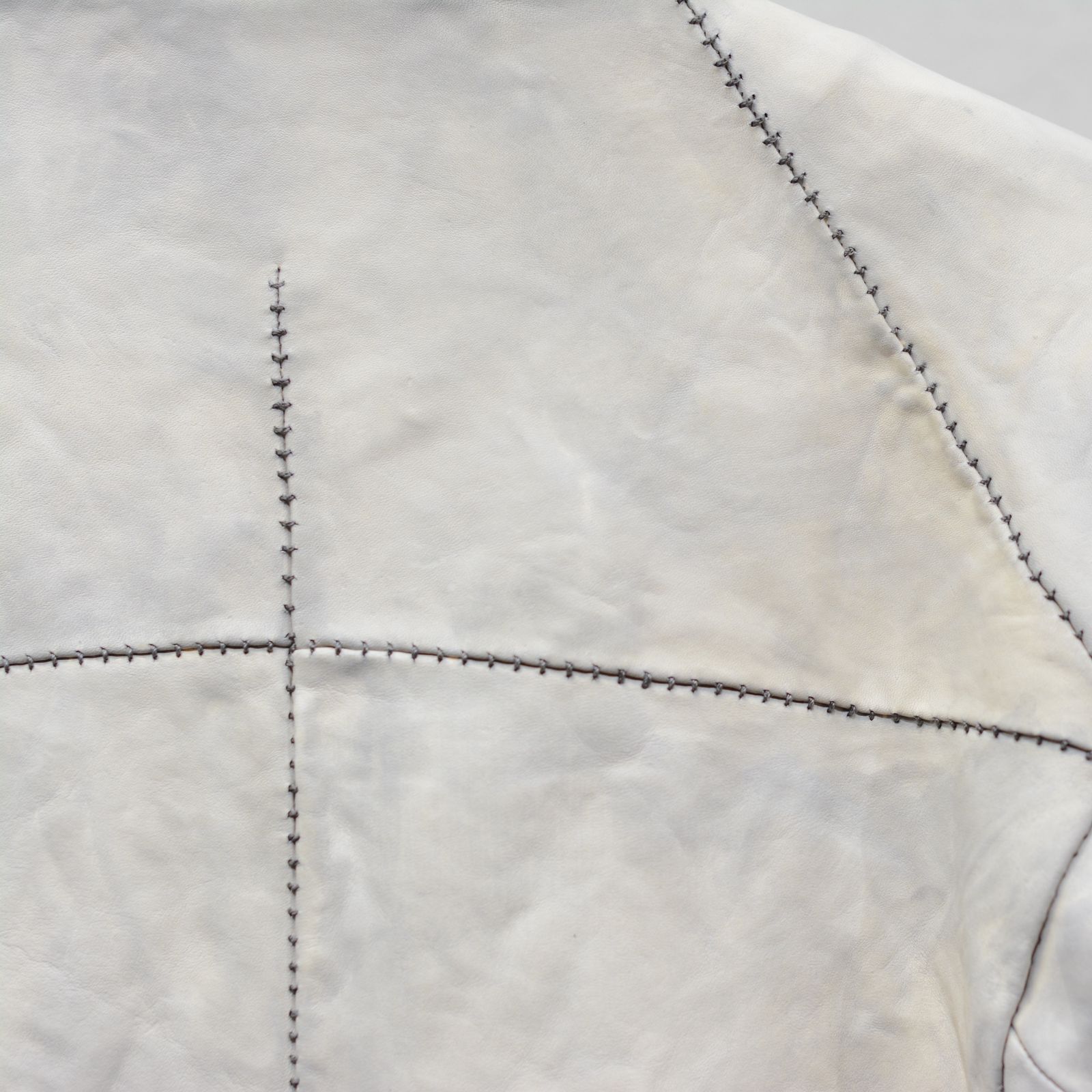 HORSE WHITE L.HI NECK BIAS ZIP RIB BL.LINED MB-1S