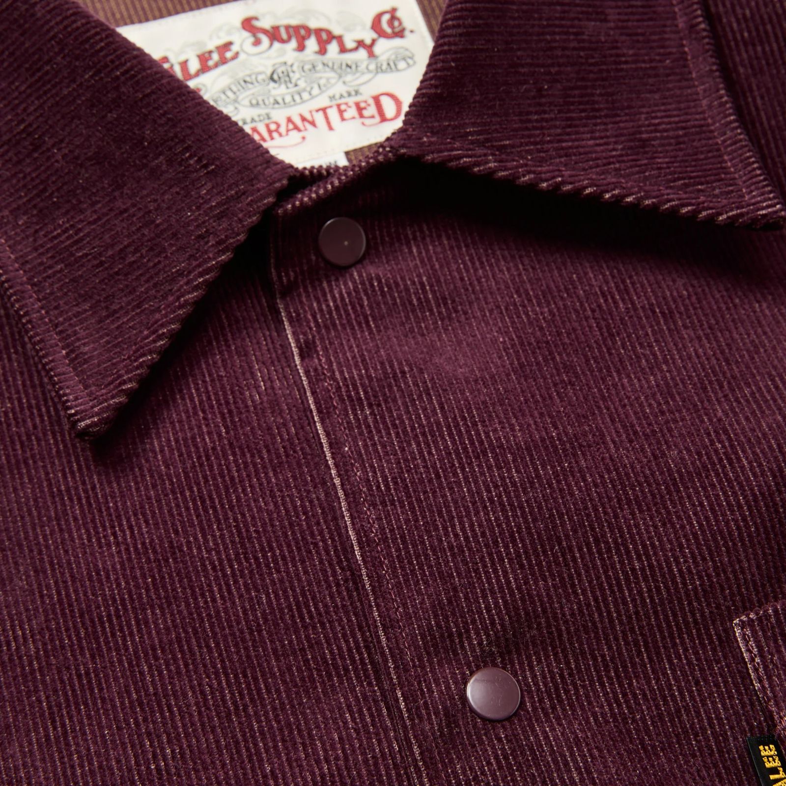14W T/C CORDUROY SHIRT JACKET (BURGUNDY)｜コーデュロイ シャツジャケット｜CL-25AW008