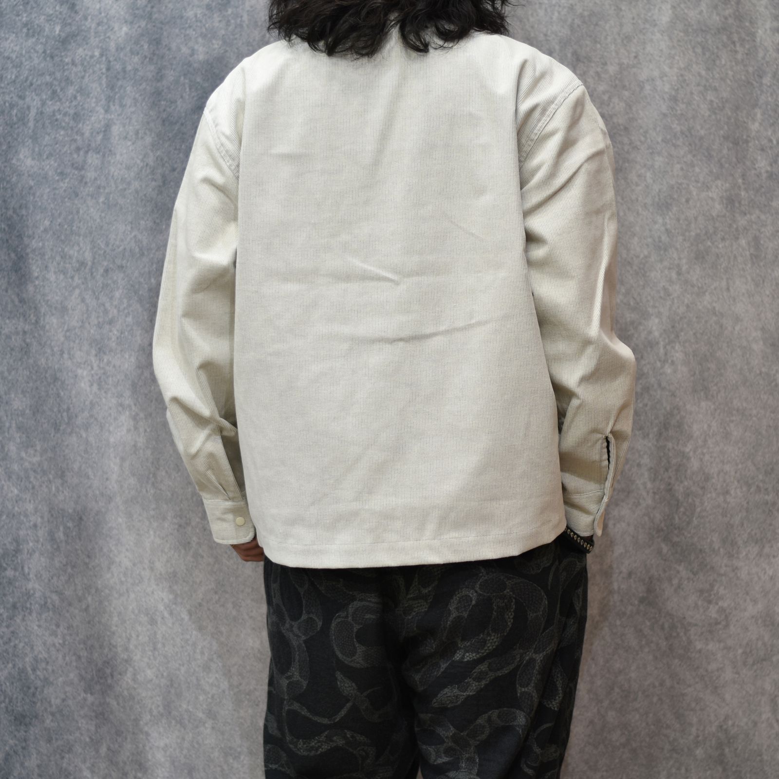 14W T/C CORDUROY SHIRT JACKET (IVORY)｜コーデュロイ シャツジャケット｜CL-25AW008