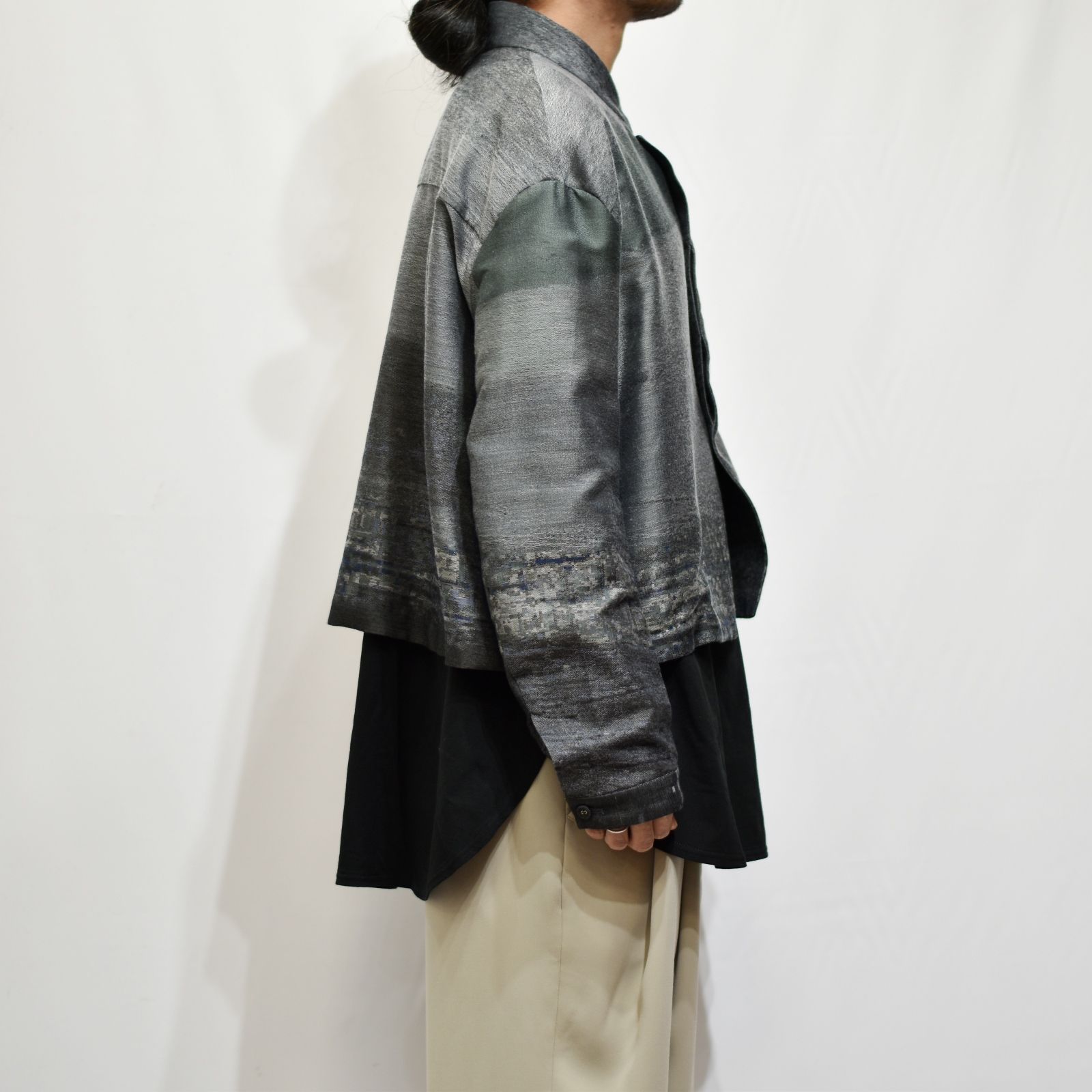 ショートシャツジャケット / LB22SS-SH04-JQ (SKY BLUE GREY)