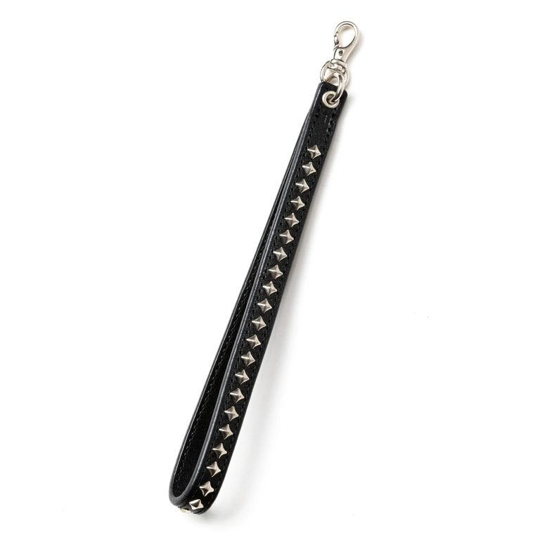 キャリー★レザーストラップ★　515003 CALEE CALEE Studs leather neck strap (Black) CL-23SS001L&A-L 公式通販